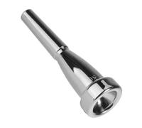 Fonowx Accesorios de boquilla de trompeta, piezas de aleación para instrumentos de viento, accesorios de trompeta, profesionales, adultos, niños, estudiantes, Plata 5C