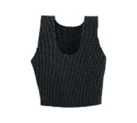 Fonowx Accesorios de Chaleco de Moda 1/12, Ropa ñeca en Miniatura Hecha a Mano para Figuras de Femeninas de 6" para Vestir a Modelos, Negro