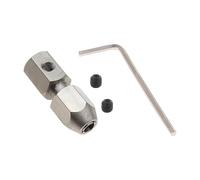 Fonowx Acoplador de Eje Flexible para Barcos RC, Junta de Eje, Acoplamiento de Motor de Acero Inoxidable, Conector de Motor, Bloqueo para Aviones RC Eléctric, 6mm x 4mm