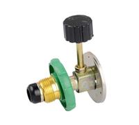 Fonowx Adaptador de Recarga de Gas Válvula de Llenado de Tanque Portátil Conector para Cilindro de Metal Resistente Adecuado para Camping Pesca Cocina