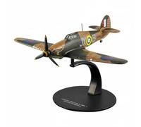 Fonowx Aircraft Figurine Escultura de Avión de Representación de Avión Doble Motor con Construcción Duradera Adecuada para Exposiciones Aprendizaje Histórico, Huracán