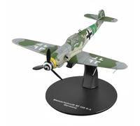 Fonowx Aircraft Figurine Escultura de Avión de Representación de Avión Doble Motor con Construcción Duradera Adecuada para Exposiciones Aprendizaje Histórico, Bf109 K-4
