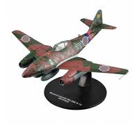 Fonowx Aircraft Figurine Escultura de Avión de Representación de Avión Doble Motor con Construcción Duradera Adecuada para Exposiciones Aprendizaje Histórico, Me262