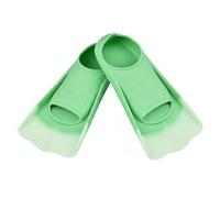 Fonowx Aletas para Entrenamiento de Natación Fins Ergonómicas Silicona Flexible Suela Antideslizante Propulsión Eficiente Adecuadas para Práctica de Snorkel O Piscina , Verde , S