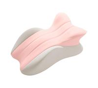 Fonowx Almohada de para Cama con Soporte Lumbar, Diseño Ergonómico para Un Sueño Confortable, Rosa Gris, tal como se describe