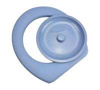 Fonowx Asiento de Inodoro Portátil, Universal, para Uso en Exteriores, con Tapa Gruesa, Asiento de Inodoro de Emergencia, para La Playa, La Pesca Y Los Viaje, Sin Funda de Asiento