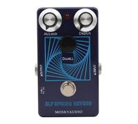 Fonowx Audio Reverb Device Pedal de Guitarra Reverb Efecto Procesador Unidad con Decay Amplio Corto Ajustable Interruptor Metálico Conector DC 9V Adecuado para Práctica Conciertos Grabación
