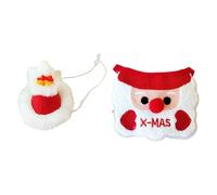 Fonowx Babero con Gorro, Ideal para El Invierno Perros Y Gatos Pequeños. Un Regalo Moderno para Fiestas Y Navidad. Pañuelo para per, Sombrero Pentagrama Rojo