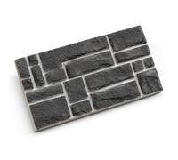 Fonowx Baldosa de Piedra de Castillo para Pared Exterior Revestimiento Panel en Piedra Artificial Robusta con Acabado Clásico Elegante Montaje Rápido
