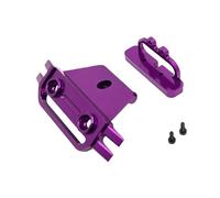 Fonowx Barra Protectora Delantera de Aluminio Anticolisión para Coches RC, Fabricada Mediante Mecanizado CNC, Repuesto Adecuado para Reparación de Vehículos, PÚrpura