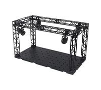 Fonowx Base para Modelos Stand para Modelos Kit Plástico Articulado de Escena de Garaje Montaje Fácil Compatible con Figuras Adecuado para Exposición, Un