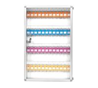 Fonowx Caja Llaves Pared Bloqueable, 48 Posiciones | Gabinete Llaves Pared, Ornado, para estacionamientos, Concesionarios