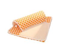 Fonowx Cama para Gatos cálida de Invierno, Nido para Gatos con Pelota de Juego, tapete de Fondo Grueso para Gatos, escondite pequeño para Gatos y, Orange L