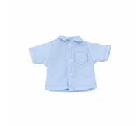 Fonowx Camisa para Muñeca 1/12 Blusa Miniatura Ropa BJD Camiseta Figurita Compatible con Figuras 6 Pulgadas Ajuste Realista Detalle Cuidado Adecuada para Fotografía Exposición de Colección , Azul