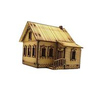 Fonowx Casa en Miniatura Hecha a Mano, Modelo de Escena Arquitectónica, Desmontaje para Micropaisaje, 1/72, Estilo un