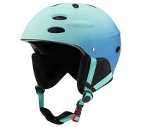 Fonowx Casco de Esquí Profesional Ajustable Casco para Snowboarding Casco de Deportes de Invierno Casco de Ciclismo con Espuma Absorbente de Impactos y, Azul