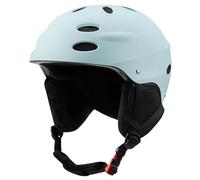 Fonowx Casco de Esquí Profesional Ajustable Casco para Snowboarding Casco de Deportes de Invierno Casco de Ciclismo con Espuma Absorbente de Impactos y, Azul Claro