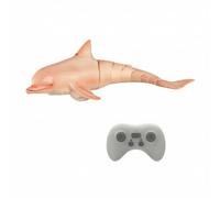 Fonowx Cetáceo Plástico Distancia Articulado Cetáceo Control Remoto Impermeable Juguete Acuático para Piscina,