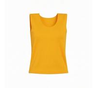 Fonowx Chaleco para Muñeca Top BJD sin Mangas Camisa Elástica Ajustada Corte Recto Adecuada para Coleccionistas Manualidades y Ropa de Figura Infantil , Amarillo Oscuro