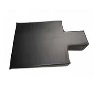 Fonowx Cojín de Soporte Maternidad Almohada Bloque Pilates Ergonómica Espuma Accesorio de Estiramiento Adecuado Embarazadas Gimnasio en Casa, Negro