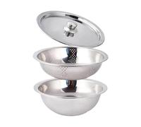 Fonowx Colador con Recipiente para Almacenar Alimentos, Ideal para Enjuagar Arroz, Colador de Alimentos, Recipiente para Verduras, Ensaladas, Y Legumb, 30 Centimetros