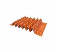 Fonowx Colchoneta Aislante para Exteriores Esterilla de Espuma Ixpe con Estructura de Portátil y Resistente a la Humedad Adecuada para Senderismo Campamentos Picnic Playa, Naranja