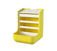 Fonowx Comedero para Conejos, Comedero Y Dispensador de para Animales Pequeños (Conejos), Amarillo