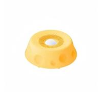 Fonowx Comedero para Perros Cuenco Lamedero Tazón Antideslizante Recipiente para Purés Diseño para Yogur y Control de con Bola Rodante Adecuado para Cocina Salón Sesiones de Salidas, Amarillo