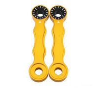 Fonowx Componente Chasis Aluminio para Motocicleta Drz400 Drz400e Drz400s y Drz400sm al 2017 con Forma Angulada y Ligera Acuado para Reducir Altura Asiento y Personalización, Amarillo
