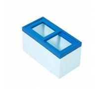 Fonowx Congelador Horizontal Miniatura Madera Abedul Funcional Refrigerador Juguete Madera Esencial Refrigerador a Escala 1:12,