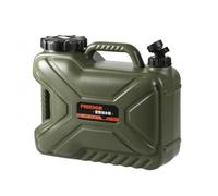 Fonowx Contenedor de Almacenamiento Exterior Bidón Depósito Jerrican Cubo de Agua con Asa de Transporte de PE de Tornillo y Tubo de Extensión Apto para Camping Viajes Emergencias Jardín, 12L