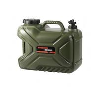 Fonowx Contenedor de Almacenamiento Exterior Bidón Depósito Jerrican Cubo de Agua con Asa de Transporte de PE de Tornillo y Tubo de Extensión Apto para Camping Viajes Emergencias Jardín, 25L