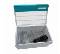 Fonowx Contenedor de Aparejos de Pesca Caja Organizadora de Señuelos Estuche Tapa Visible Compartimento Profundo Ordenadores y Silicona, Verde