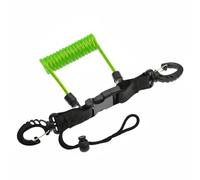 Fonowx Correa para Cámara de Buceo Portátil con Resorte Ajustable Doble Anclaje Protección Eficiente y Fácil Manejo Adecuada para Exploración Marina y Clases de Fotografía, Verde Transparente