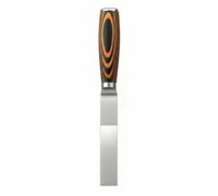 Fonowx de Masilla Herramienta Manual Cuchillo Hoja Pulida de Acero Inoxidable con Mango de Madera para Bordes y Preparar Áreas Adecuada para Bricolaje en, 1 Pulgada