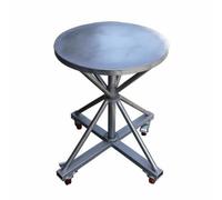 Fonowx de Pulverización Giratoria Mesa Banco Soporte Estante con Diseño Optimizado y Giratoria para Mejorar el Flujo de Trabajo Adecuada para Taller Garaje y Bricolaje, Diámetro 50cm, Altura 70cm