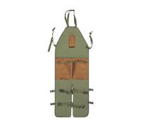Fonowx Delantal Multifuncional para Cerámica con Bolsillos, Ideal para Artistas de La Arcilla Y Proyectos de Bricolaje, Bolsillo Marrón, tal como se describe