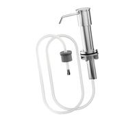 Fonowx Dispensador de Jabón, No Requiere Recarga, Dispensador de Jabón de Manos, Diseño Multiusos, Cabezal de Bomba, Uso Prolongado, Dispensador de Jabón Par, Plata, Individual