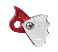 Fonowx Dispositivo de Detención de Caídas con Agarre de Cuerda para Cuerda de 12-14 Mm, Abrazadera de Cuerda de 15 KN, Ascendedor de Escalada, Descender de E, Rojo