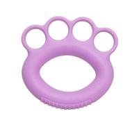 Fonowx Entrenador de Dedos para Niños Aro de Mano Silicona Fortalecedor de Agarre Rehabilitación Ejercitador Manual Diseño Ergonómico Suave Adecuado para, Purple 50LB