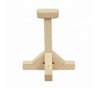 Fonowx Entrenador de Equilibrio Manual Base Reforzada Poste Elevado Madera Maciza Pino Empuñadura Cómoda Reduce Tensión Muñeca Construcción Segura Adecuado