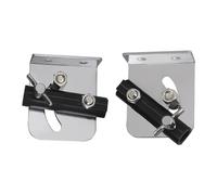 Fonowx Estante de Montaje de Correa de Tambor, Accesorio de Piezas de Percusión de Metal con Tornillos, 2 Uds.