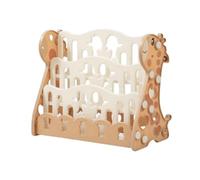 Fonowx Estante para Libros Infantil para Organización de Juguetes y Libros Soporte para Cuentos de Cuentos y Juguetes Fabricado en, Caqui de 3 Niveles