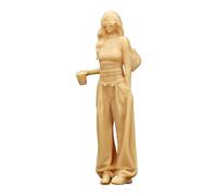Fonowx Figura de Mini People, Figura de Niña 1 64 Figura Pequeña de Resina Modelo Sin Pintar Pintado Diorama Escena de Simulación Accesorio Adecuado, Sin Pintar