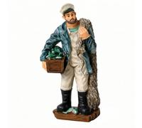 Fonowx Figura Estatua Decorativa Ornamento Náutico Escultura Resina con Textura Madera en la Base y Detalles de Rayas Adecuada para Repisas Chimeneas Escritorios Rincones Temáticos, Style to 4