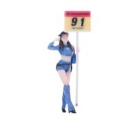Fonowx Figura Miniatura Modelo Coleccionable Resina Escala 1/64 Muñeca Detallada Pintada a Mano Adecuada para Escenarios de Trenes y Paisajes Creativos 3.5cm