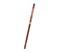 Fonowx Flauta de bambú, instrumento chino para banda flautista, instrumento musical de instrumento de viento pulido para interpretación de aprendizaje, Clave de D