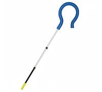 Fonowx Gancho Entrenamiento Voleibol Utensilio Portátil Barra Aluminio Modular Gancho PVC Uso Repetitivo Control Pase Adecuado para Instructores Entrenamiento Interior 185cm