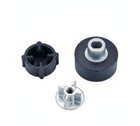 Fonowx Heating Blender Gear Engranaje Acople Embrague Repuesto con Transmisión Eficiente entre Motor y Resistente al Adecuado, Negro, Calentador De Cabeza De Hongo, Rectangular, Juego De Tres Piezas