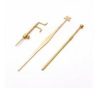 Fonowx Herramientas para Violín Juego Set Luthier Herramientas Reparación Kit Ajuste Componentes al Poste en Latón con Pinza Estable y Medidor Adecuado para, Herramienta Para Violín